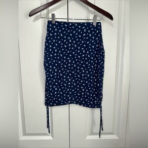 Windsor Lightweight Floral Side Cinch Skirt S